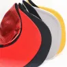Czapka z daszkiem - skórzana snapback - z metalowym liściem - w stylu hip hopCzapki & Kapelusze