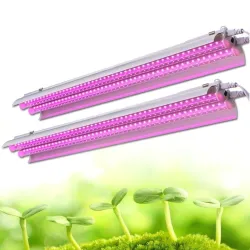Lampa fito LED do uprawy roślin - wisząca podwójna tuba - pełne spektrum - hydroponiczna - 50cmLampa Wzrostu