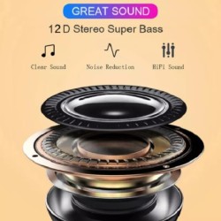 TWS - Bluetooth 5.0 - bezprzewodowe słuchawki - 400mAhSłuchawki