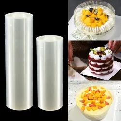 Transparent cake surround film - for cakes / mousses - protective collarBakeware