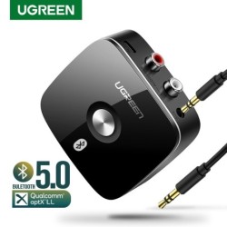 UGREEN - Odbiornik Bluetooth 5.0 RCA - gniazdo aptX LL 3,5 mm - Aux - adapter bezprzewodowyRozgałęźniki