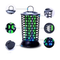 Lampa przeciw komarom - pułapka - elektryczna lampka nocna - USB - LED - UVOwady