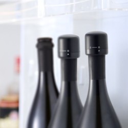 Wine bottle stopper - silicone sealed vacuum capBar supply
