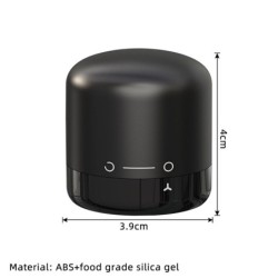Wine bottle stopper - silicone sealed vacuum capBar supply