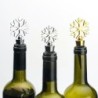 Wine bottle stopper - vacuum - zinc alloy - snowflake shapedBar supply