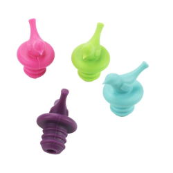 Wine bottle stopper - silicone - bird shapedBar supply