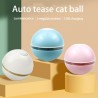 Interaktywna zabawka dla psów / kotów - piłka ze światłem / dźwiękiem / piórkiem - USBZabawki