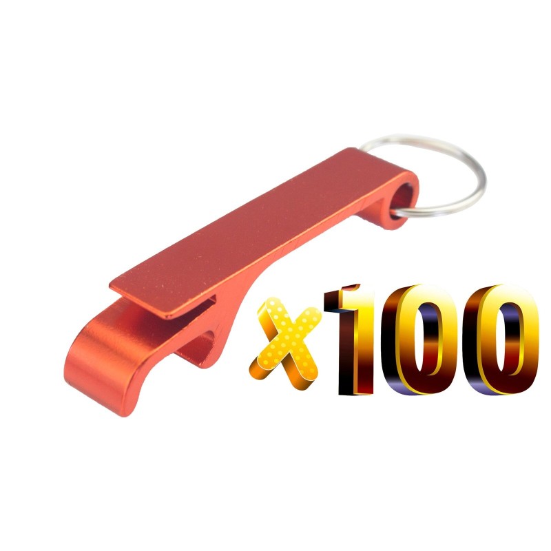Aluminiowy otwieracz do puszek / butelek - z brelokiem - grawerunek gratis - 100 sztukBar Zaopatrzenie Aluminiowy otwieracz do puszek / butelek - z brelokiem - grawerunek gratis - 100 sztukBar Zaopatrzenie