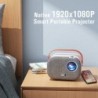 BYINTEK K16 PRO - przenośny mini projektor LED - Full HD - 1920*1080P - 4K - LCD - Android 9 - Wifi - 1080PProjektory
