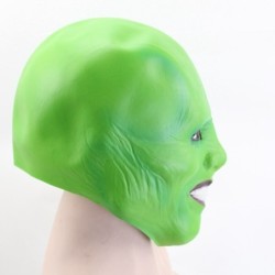 Zielona lateksowa maska na całą twarz - unisex - Halloween / karnawałMaski