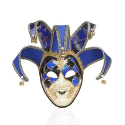 Venetian anonymous joker / clown - full face mask - masquerade / HalloweenMasks