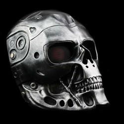 Przerażający terminator - hełm z czaszką - maska pełnotwarzowa - Halloween - karnawałMaski