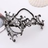 Seksowna wenecka maska na oczy - z kryształkami - drążone żelazoMaski