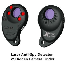 Laserowy detektor antyszpiegowski - wykrywacz ukrytej kameryBezpieczeństwo