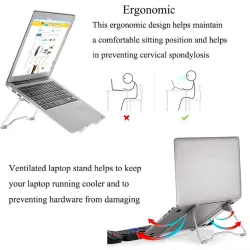 Folding - adjustable - laptop stand - aluminum alloyTablets