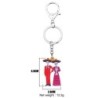 Acrylic Halloween skeleton couple - keychainKeyrings