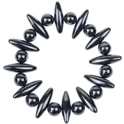 Magnetoterapia - magnesy owalne / kulkowe - oliwkowy ferryt - 24 sztukiKulki