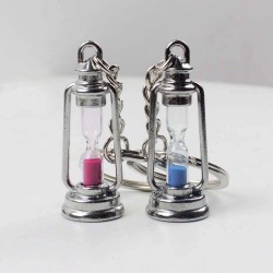 Lampa metalowa - klepsydra - brelokBreloczki Do Kluczy