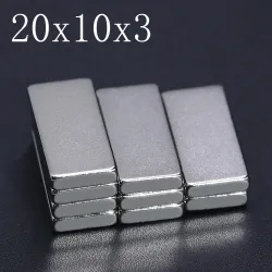 N35 - magnes neodymowy - mocny blok - 20mm * 10mm * 3mm - 5 - 100 sztukN35