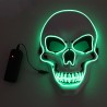 Maska LED na twarz - świecąca czaszka - Halloween - festiwaleMaski