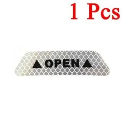 Reflective car sticker - inner door - safety / warning - self adhesive - waterproof - OPENStickers