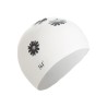 Silicone swimming cap - waterproof - ear / long hair protection - floral printSwimming