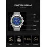 NAVIFORCE - luksusowy zegarek sportowy - kwarcowy - cyfrowy - analogowy podwójny wyświetlacz - wodoodpornyZegarki