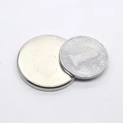 N35 Neodymium cylinder magnet - 25mm * 3 mm - 10 piecesN35