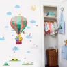 Dekoracyjne naklejki ścienne - kolorowe balony / chmurki / zwierzętaNaklejki Ścienne
