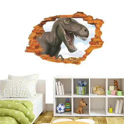 Naklejka dekoracyjna na ścianę - Jurassic Park - super dinozaurNaklejki Ścienne