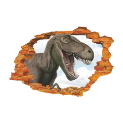 Naklejka dekoracyjna na ścianę - Jurassic Park - super dinozaurNaklejki Ścienne
