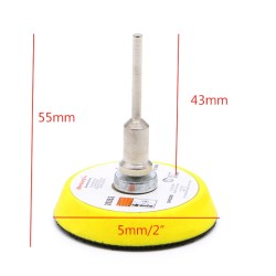 2-calowa podkładka polerska - trzpień 3 mm - do szlifowania / polerowaniaBity i wiertła