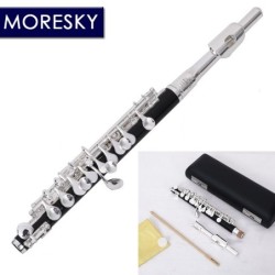 MORESKY - mini piccolo - flet C-key - cupronickel - posrebrzanyInstrumenty Muzyczne