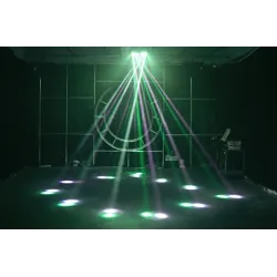 LED stage light - cross moving head - DMX control - laser projectorStage & events lighting