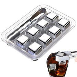 Stainless steel ice cubes - chilling stones - reusableBar supply