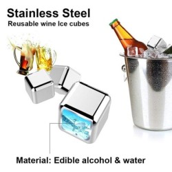 Stainless steel ice cubes - chilling stones - reusableBar supply