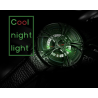 SINOBI - modny kreatywny zegarek kwarcowy - wodoodporny - skórzany pasekZegarki
