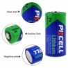 PKCELL - CR123A Li-MnO2 lithium battery - 1500mAh - 3V - 12 piecesBaterii