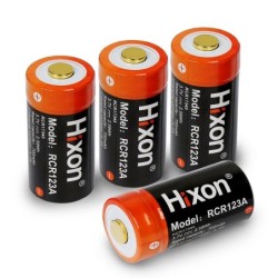 Hixon - RCR123a - 700mAh - 3,7V - 16340 bateria - ładowalnaBaterii