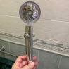 Nowoczesna słuchawka prysznicowa - oszczędzająca wodę - 360 obrotowa - z małym wentylatorem - filtrGłowice Prysznicowe
