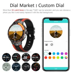 Luxurious Smart Watch - full touch - sport / fitness tracker - heart rate - waterproof - IOS - AndroidSmart-Wear
