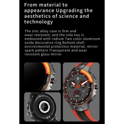 Luxurious Smart Watch - full touch - sport / fitness tracker - heart rate - waterproof - IOS - AndroidSmart-Wear