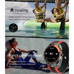 Luxurious Smart Watch - full touch - sport / fitness tracker - heart rate - waterproof - IOS - AndroidSmart-Wear