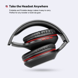 Ausdom M09 - wireless headphones - headset with microphone - foldable - Bluetooth - support TF cardEar- & Headphones