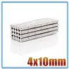 N35 - magnes neodymowy - mocny cylinder - 4mm * 10mm - 20 - 500 sztukN35