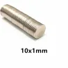 N42 - neodymium magnet - strong round disc - 10mm x 1mm - 10 - 500 piecesN40