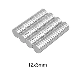 N35 - magnes neodymowy - mocny krążek - 12 * 3 mmN35