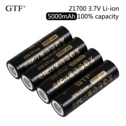 21700 - 3,7 V - 5000 mAh - bateria - ładowalnaBaterii