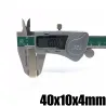 N35 - neodymium magnet - strong rectangular block - 40mm * 10mm * 4mmN35