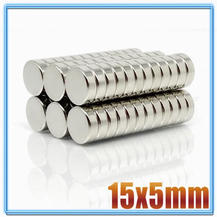 N35 - magnes neodymowy - mocny okrągły krążek - 15mm * 5mmN35